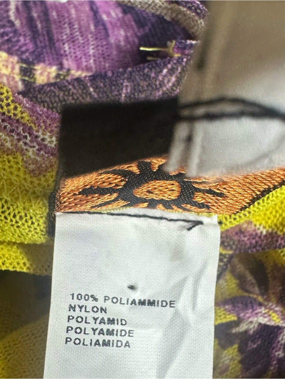 Jean Paul Gaultier Soleil Mesh Dress Large Vintage Yellow Purple Ruffle Y2K 90s - Picture 10 of 14